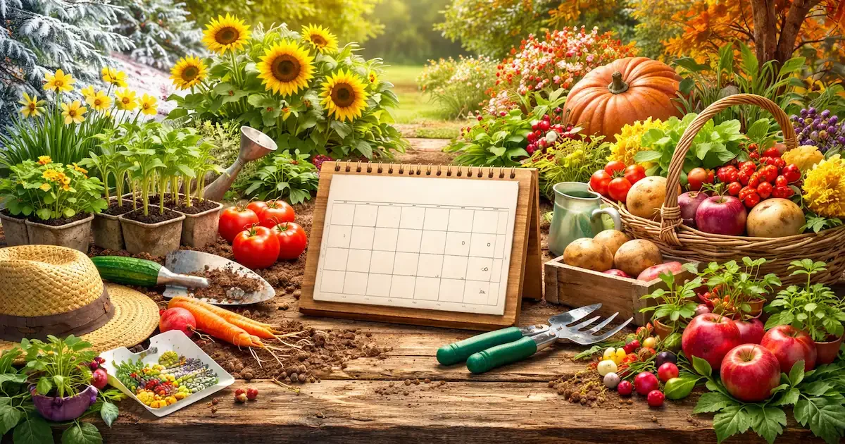 Sodo ir daržo darbų kalendorius pagal metų laikus, mėnesius ir mėnulio fazes – svarbiausi darbai