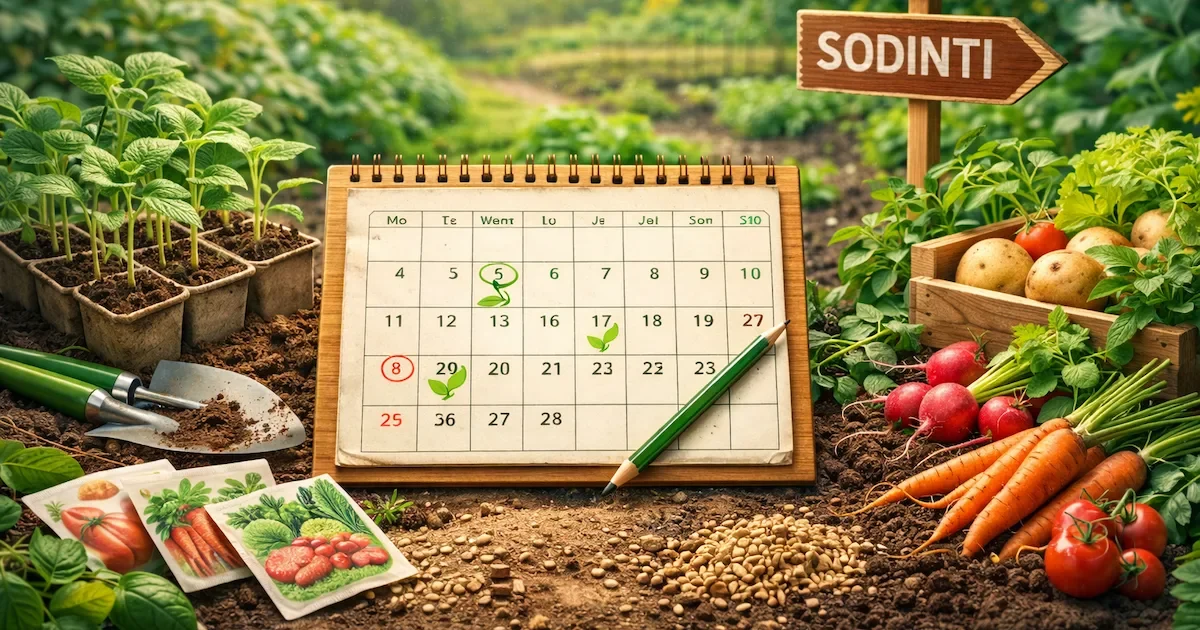 Sėjos ir sodinimo kalendorius - kada sodinti daržoves, gėles, prieskoninius, dekoratyvinius augalus, vaiskrūmius bei vaismedžius